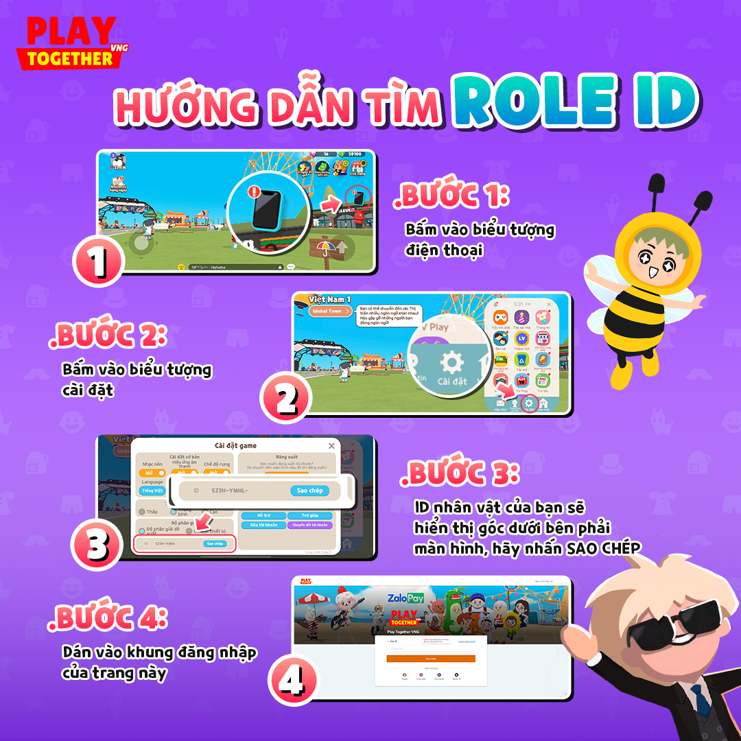 Hướng dẫn tìm Role ID trong Play Together